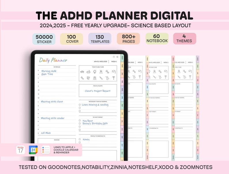 ADHD Digital Planner